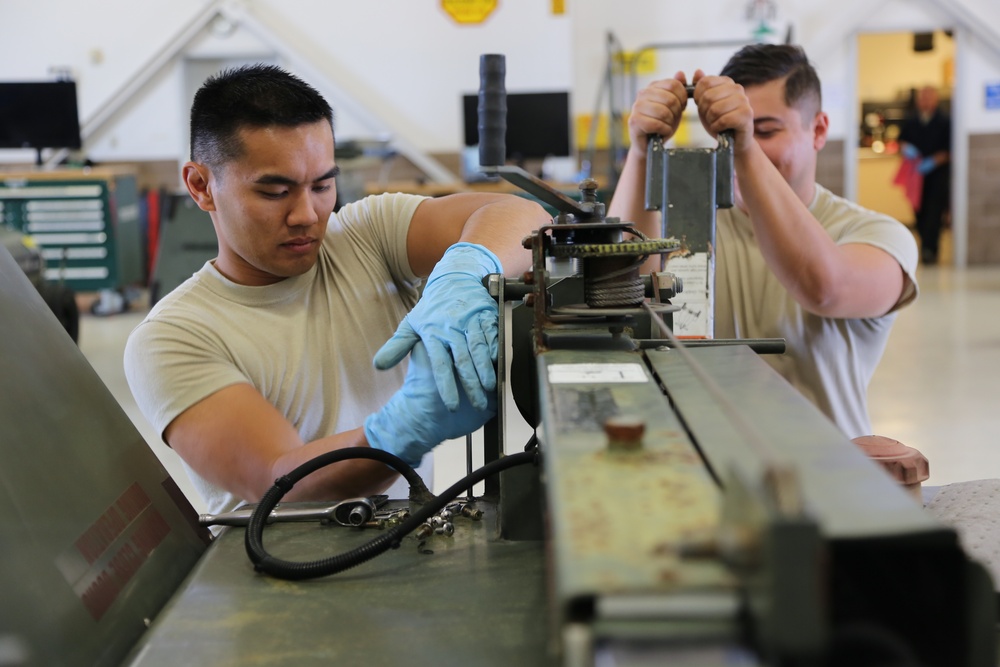 349th Maintenance Squadron aerospace ground equipment mechanics training