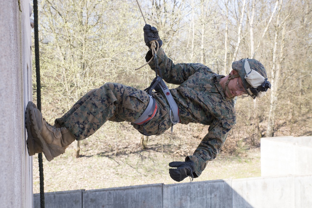 CLIMBEX: U.S. Marines test agility with urban obstacle course