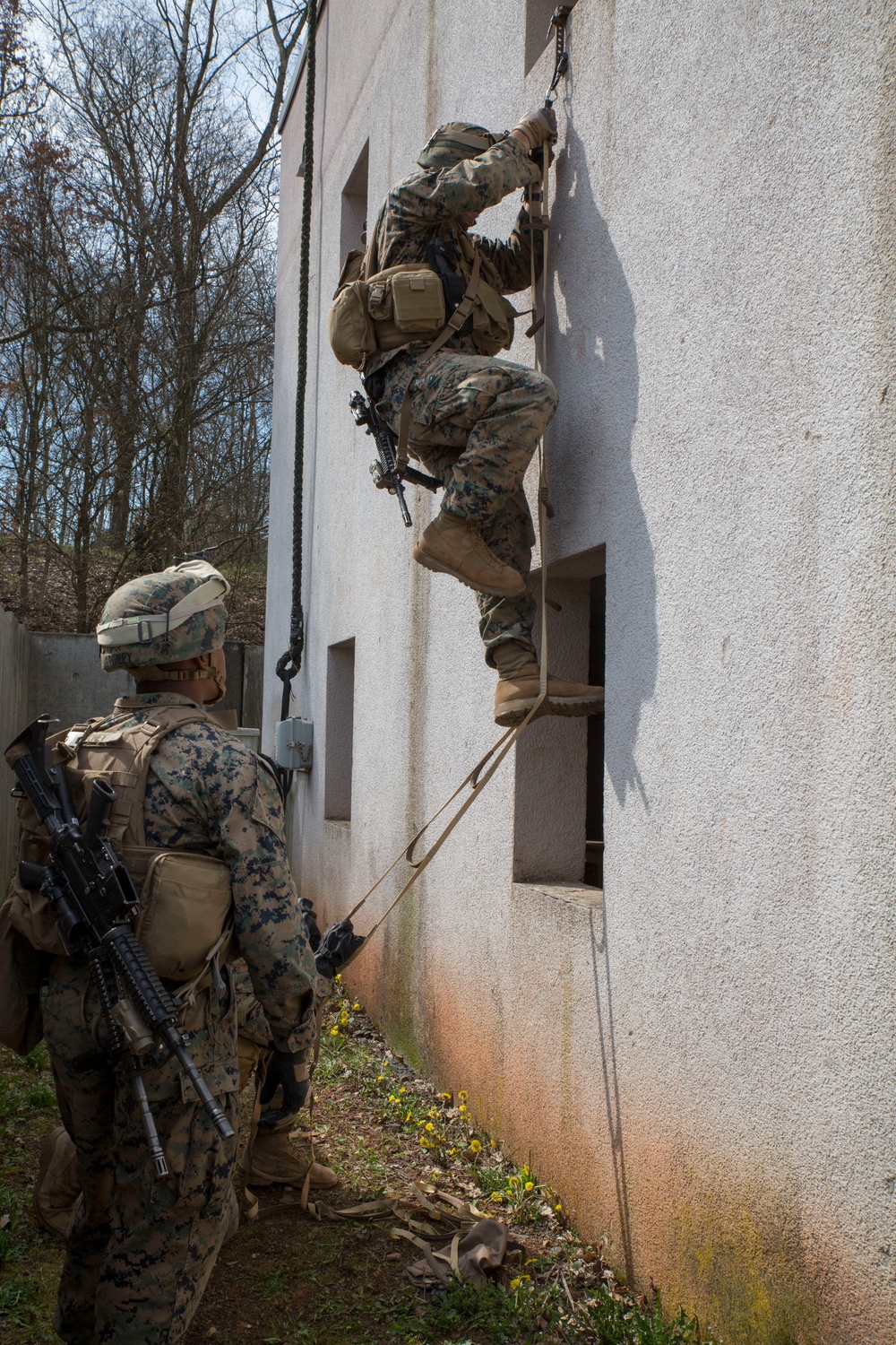 CLIMBEX: U.S. Marines test agility with urban obstacle course