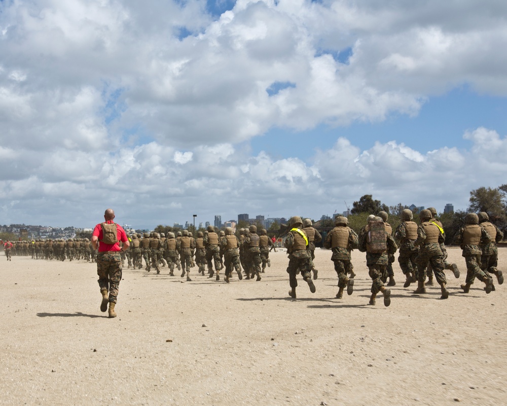 A Co Completes the Bayonet Assault Course