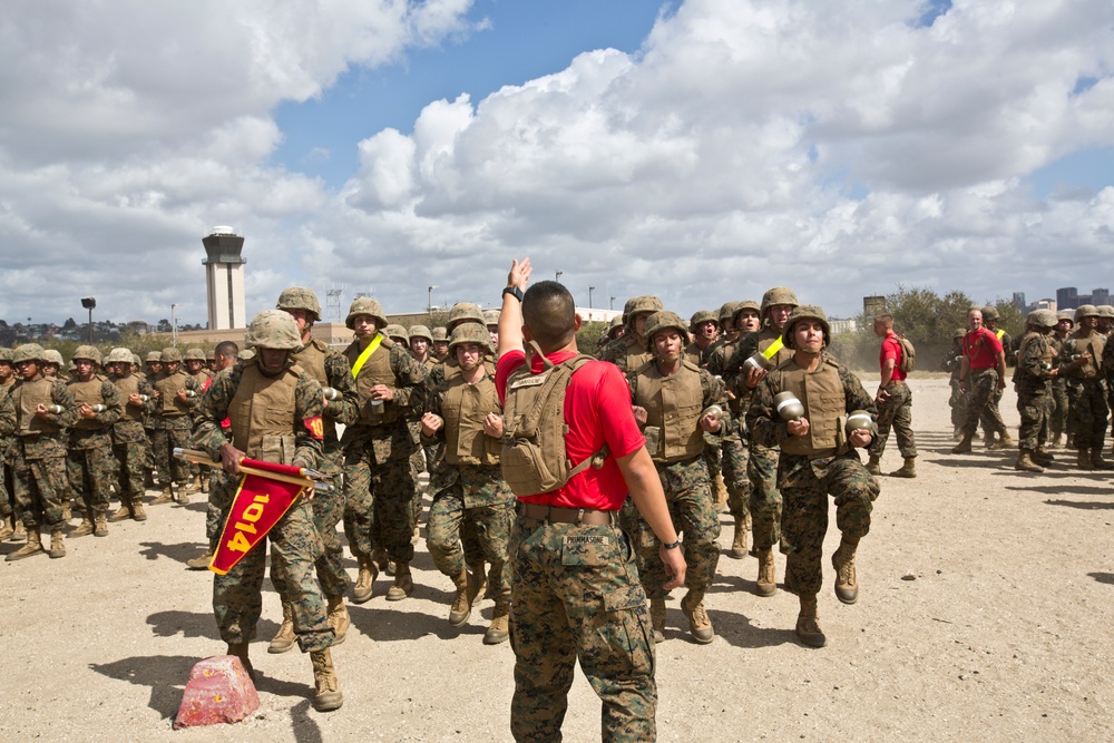 A Co Completes the Bayonet Assault Course