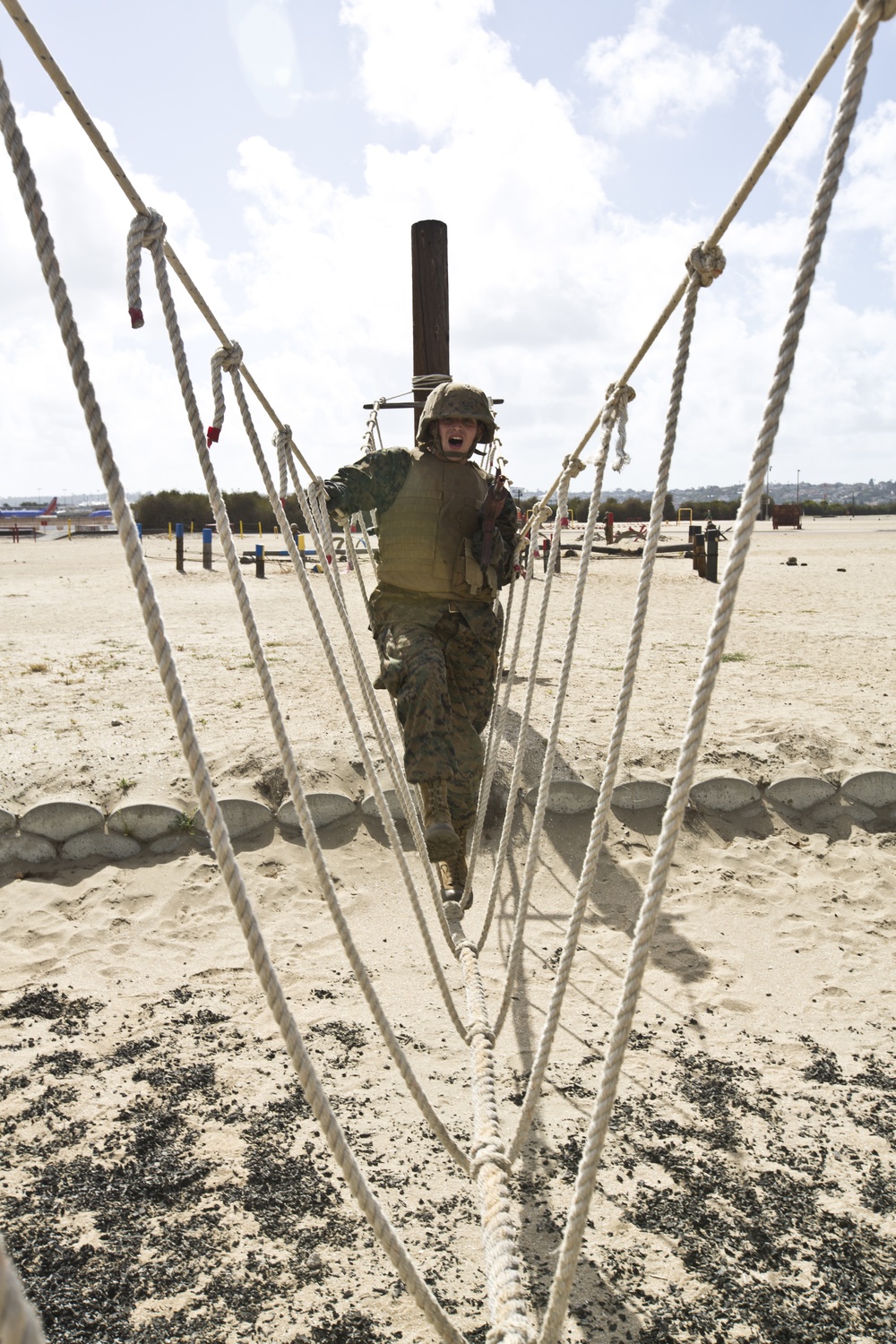 A Co Completes the Bayonet Assault Course