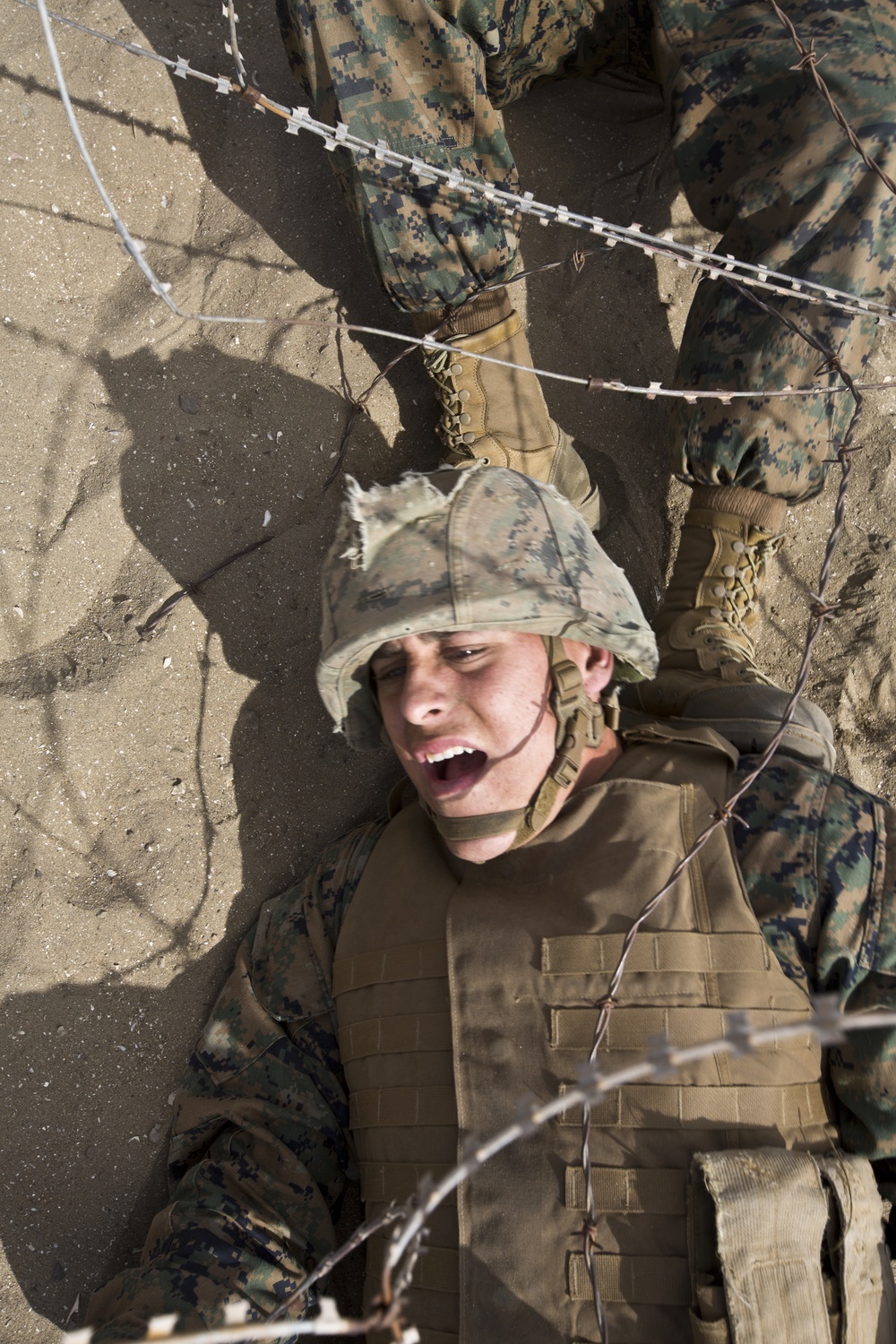 A Co Completes the Bayonet Assault Course