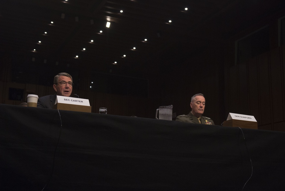 SD testifies at Senate Appropriations Subcommittee on Defense