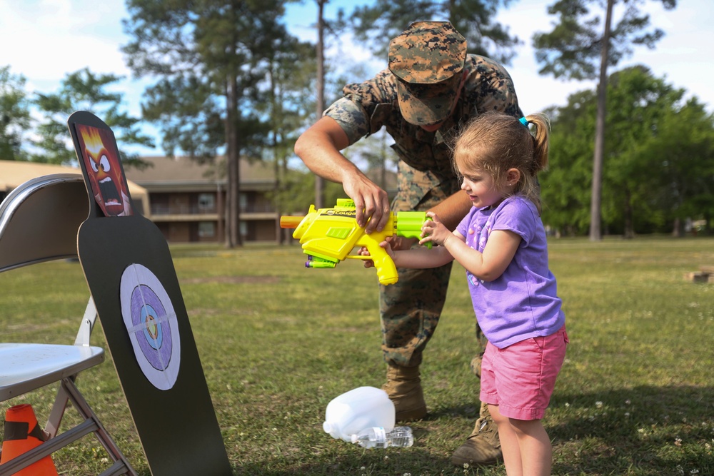 Family matters: Marines, families of CLR-2 enjoy static displays and games