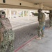 U.S. military combat cameramen train in a small arms qualification course.