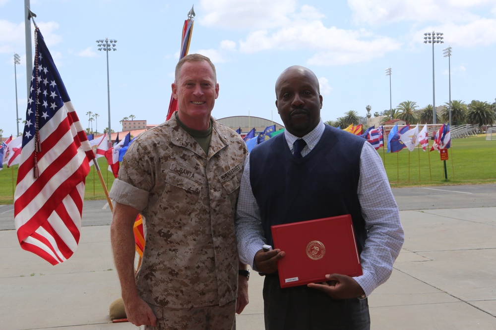 Camp Pendleton Hosts Civilian Awards Ceremony