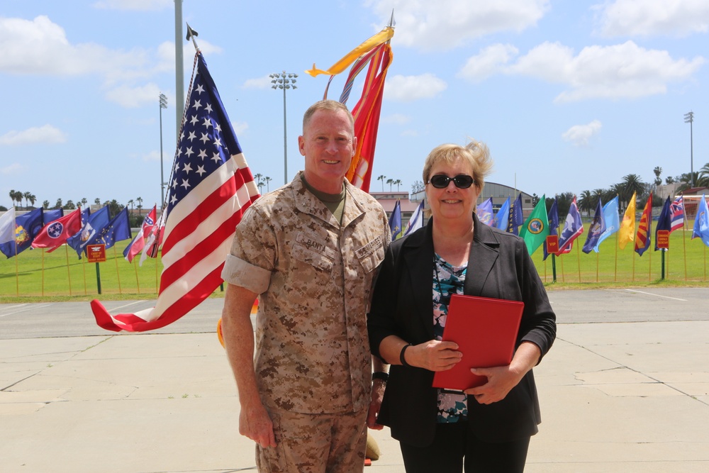 Camp Pendleton Hosts Civilian Awards Ceremony