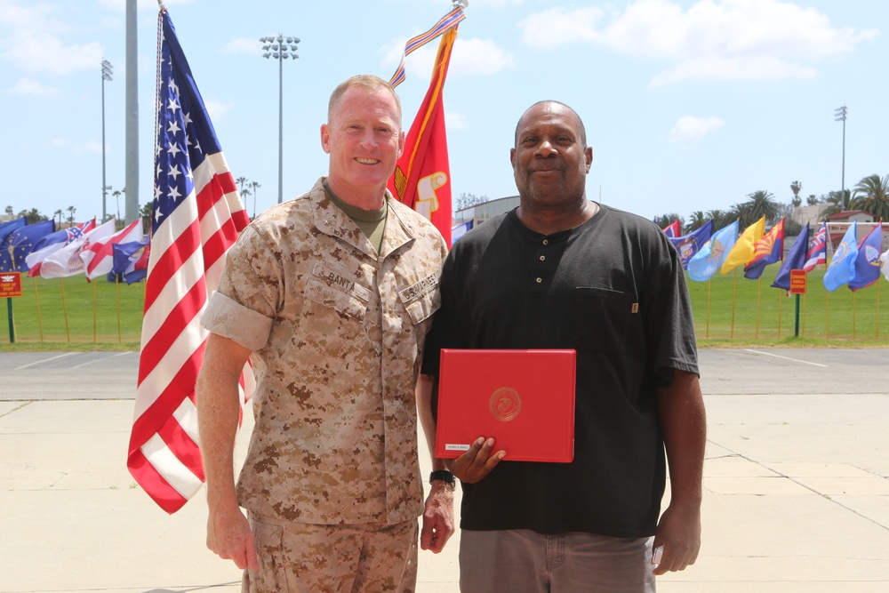 Camp Pendleton Hosts Civilian Awards Ceremony