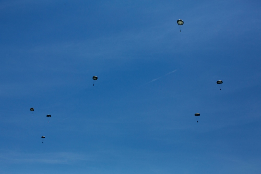 SOF conducts static line water jump