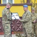 JMTG-U commander presents a certificate to Ukrainian Airborne Battalion Commander