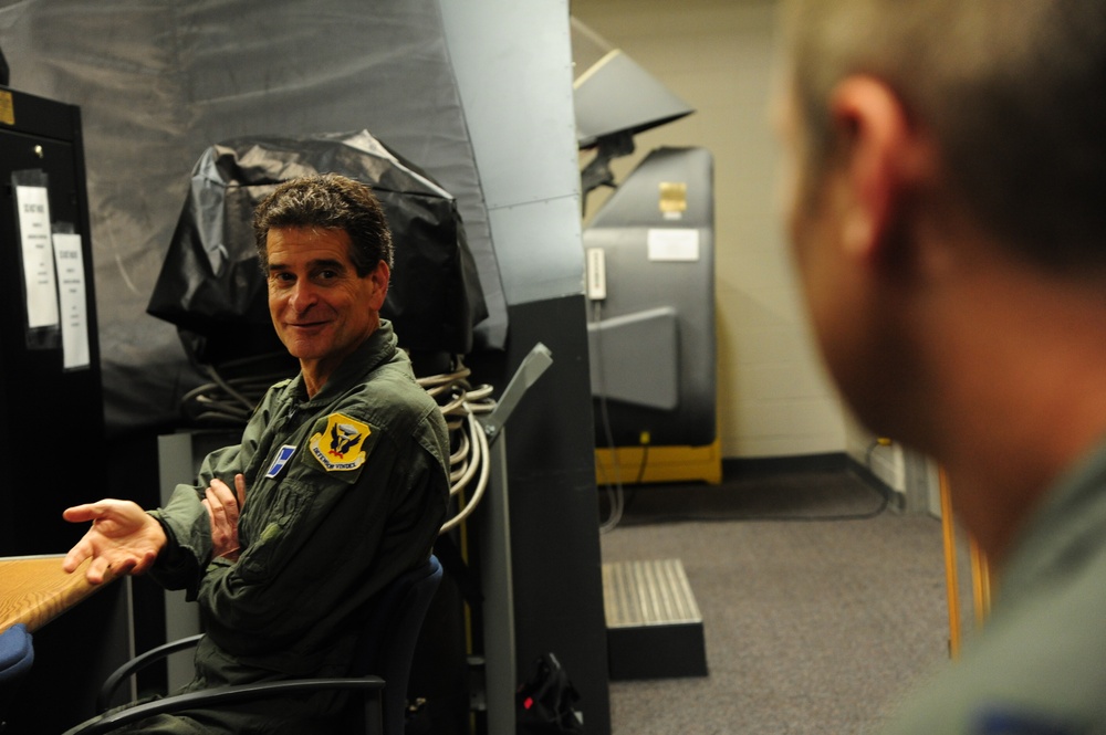 Dean Kamen visits Team Whiteman
