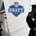Army Reserve color guard team present for NFL Draft