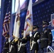 Army Reserve color guard team presents the national colors at NFL Draft