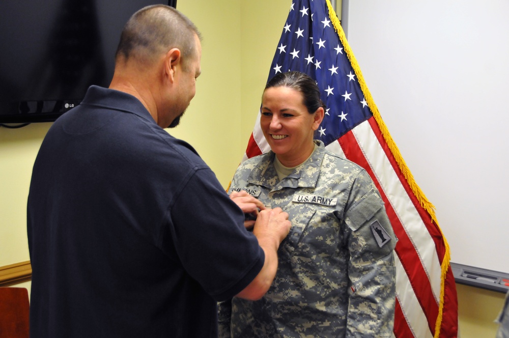 Warrant Officer Candidate pinning ceremony