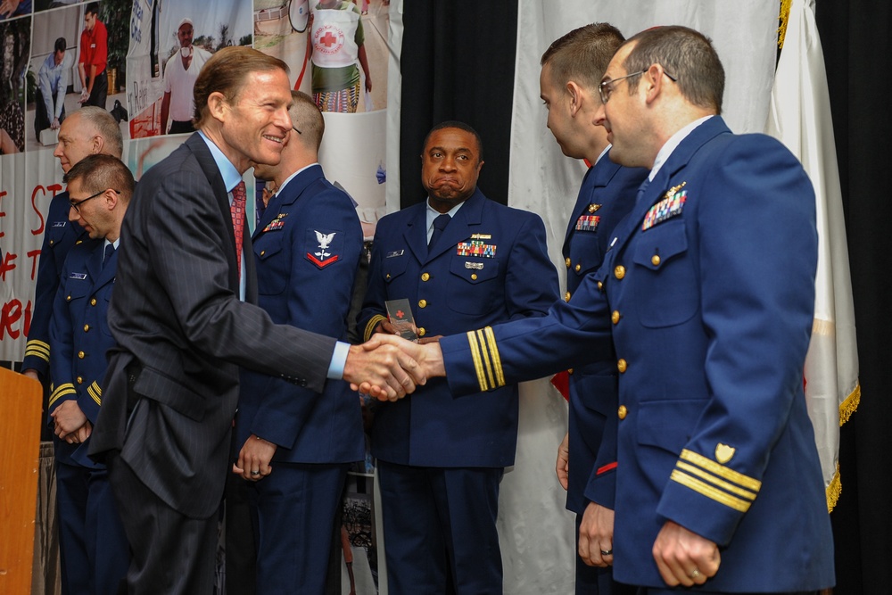 Red Cross honors 1st Coast Guard District members