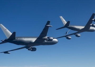 KC-135 crews support KC-46A testing missions