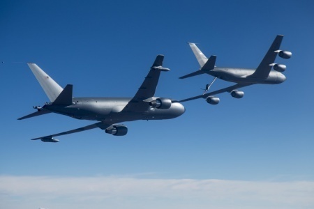 KC-135 crews support KC-46A testing missions
