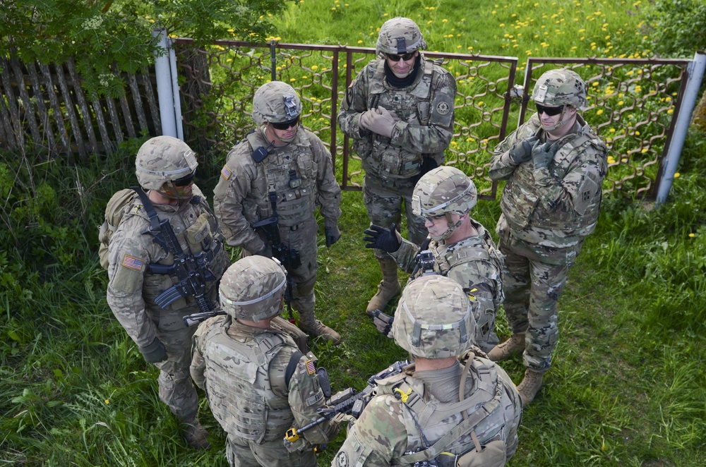 Brig. Gen. Mingus visits Eagle Troop in Estonia