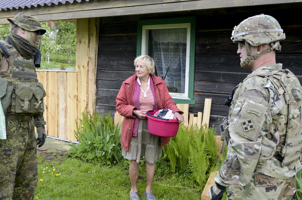 Brig. Gen. Mingus visits Eagle Troop in Estonia