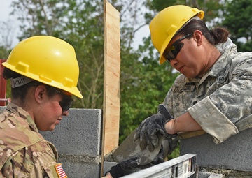 U.S. Soldiers make progress on Catarina school