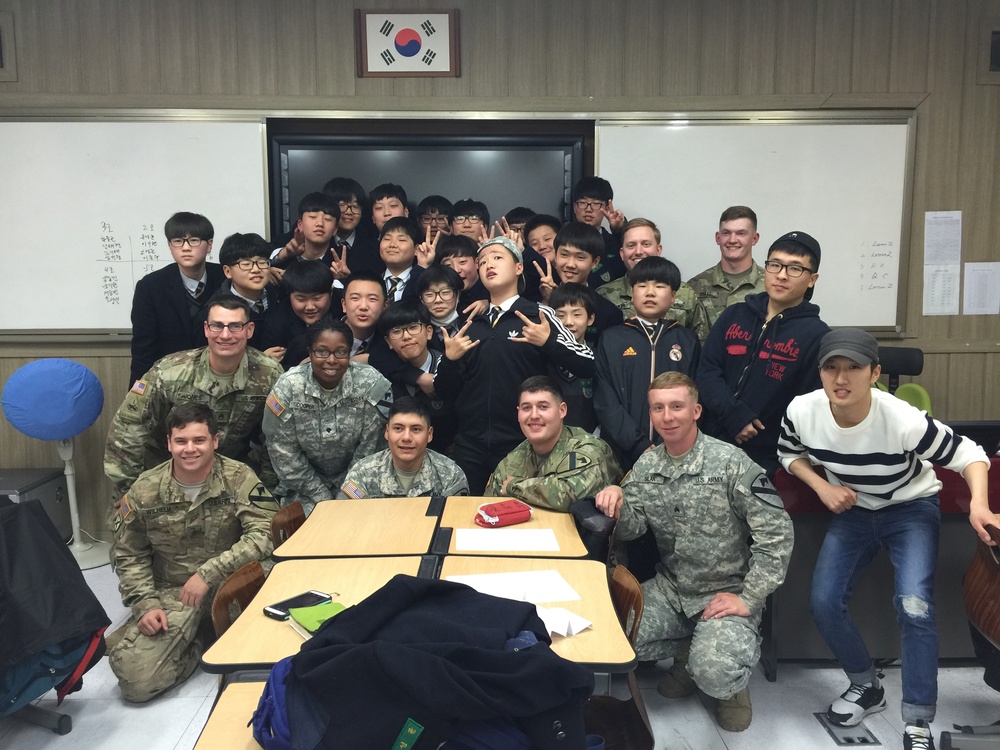 1-82 FA partners with middle school