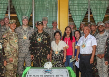 Jaena Norte Elementary closing ceremony for Balikatan 2016