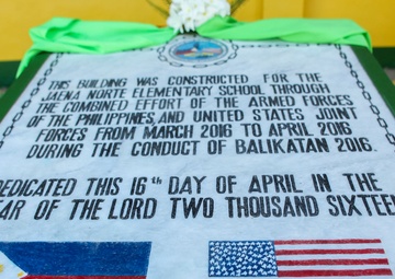 Closing Ceremony at Matangharon Elementary School during Balikatan 2016