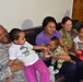 Soldiers meet with family rescued from fire