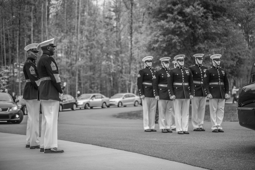 PFC. Hector Cafferata Funeral