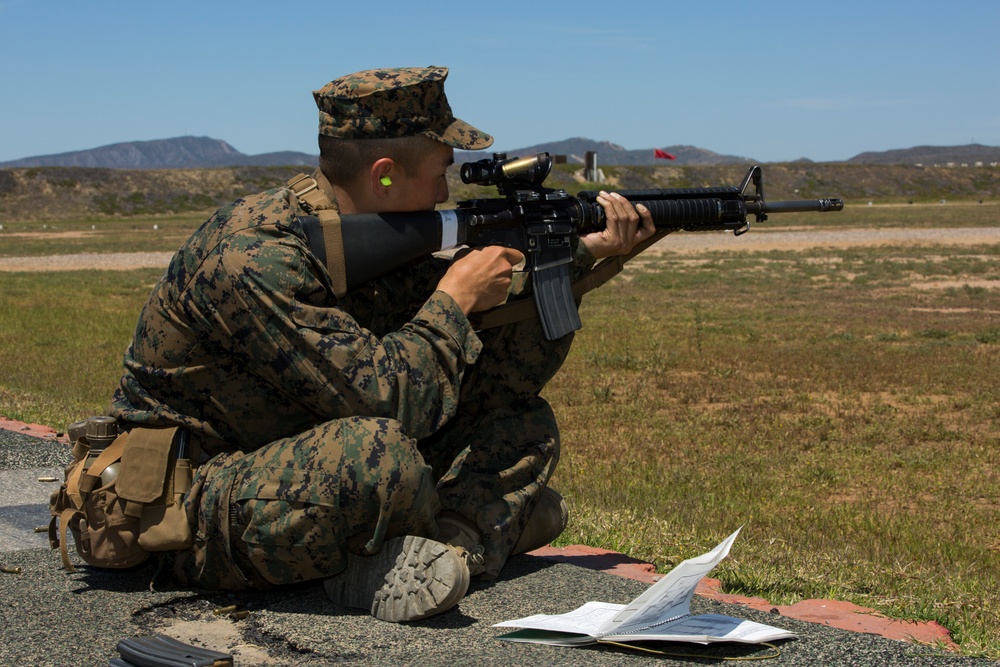 F Co Qualifies on the Rifle Range