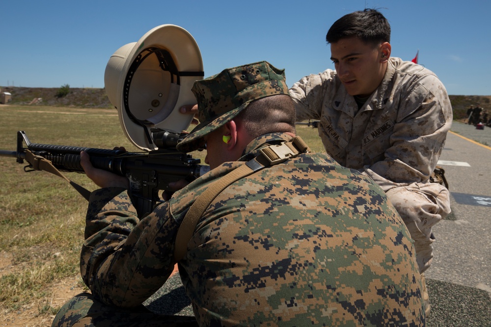 F Co Qualifies on the Rifle Range