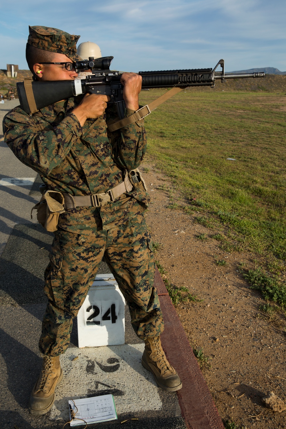 F Co Qualifies on the Rifle Range