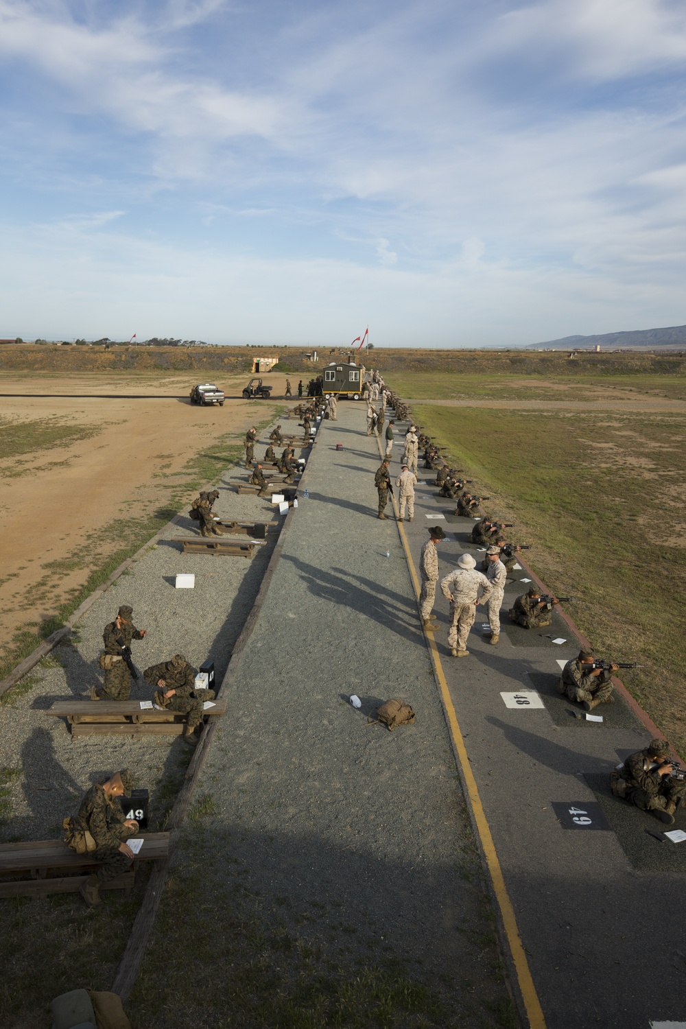 F Co Qualifies on the Rifle Range