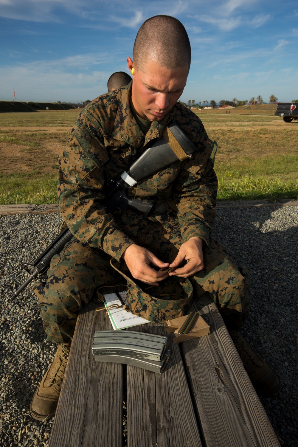 F Co Qualifies on the Rifle Range