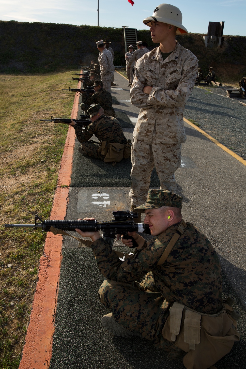 F Co Qualifies on the Rifle Range