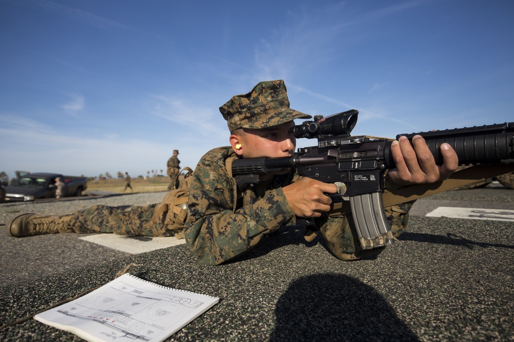 F Co Qualifies on the Rifle Range