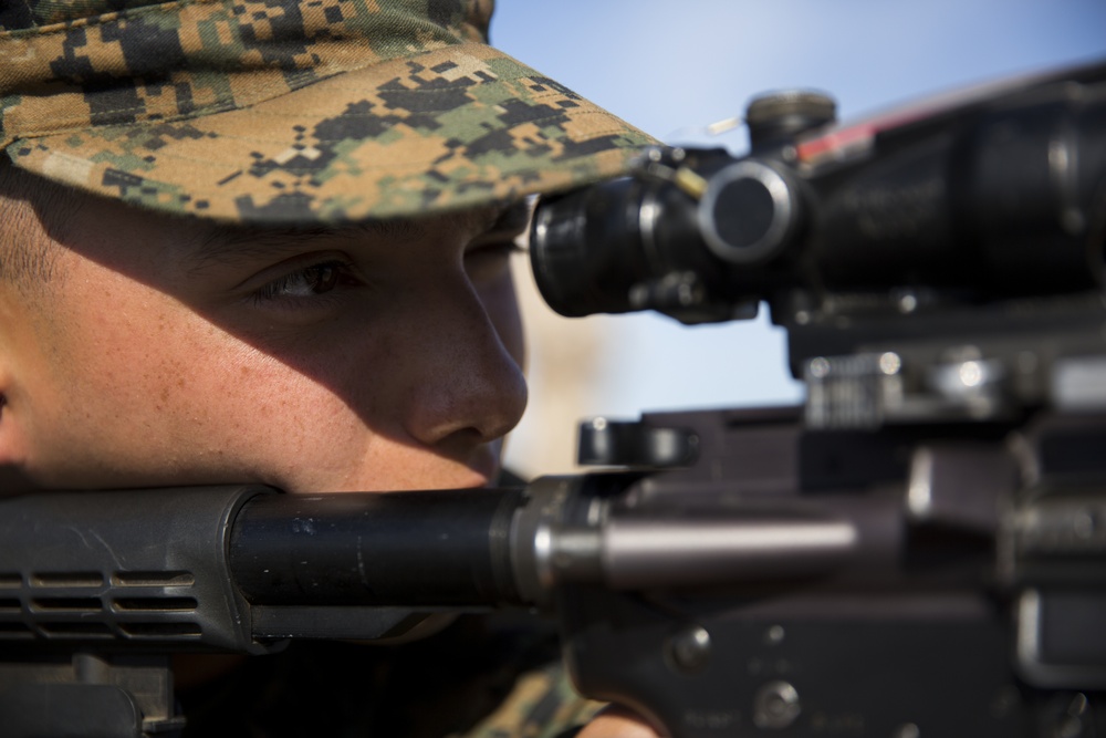 F Co Qualifies on the Rifle Range