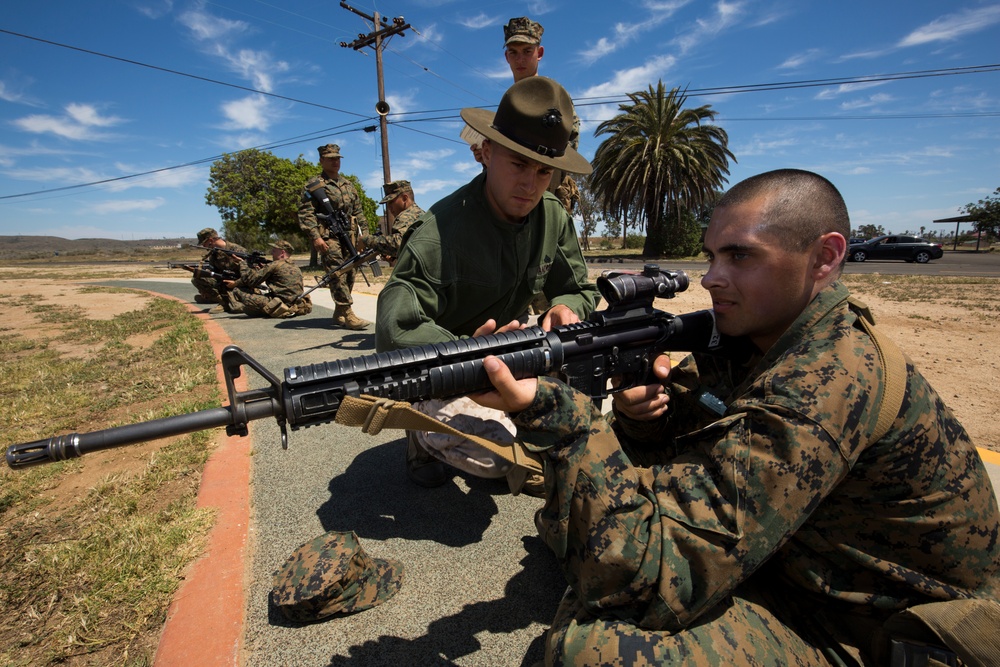 L Co Learns Rifle Marksmanship Skills