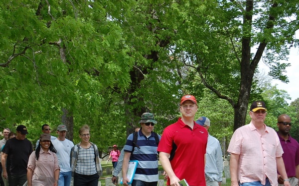 HRC Leaders walk the fields of Shiloh