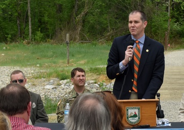 Officials celebrate completion of Hatchery Creek