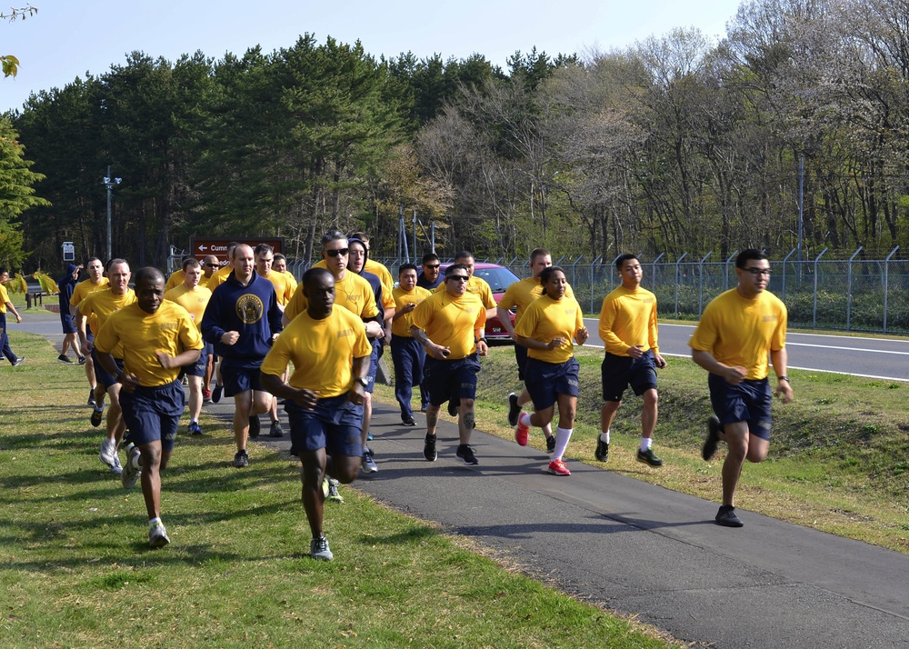 Naval Air Facility Misawa Conducts Spring Physical Readiness Test