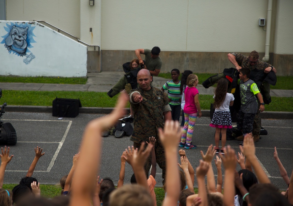 Marines foster growth in student career development during STEM week