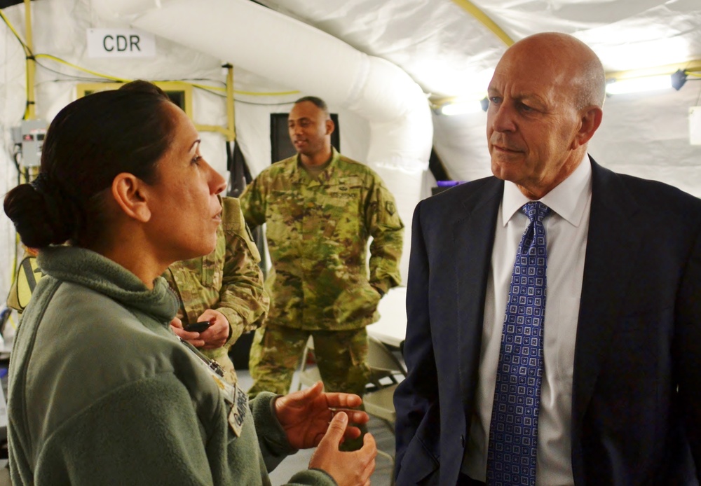 Retired three-star admiral, ambassador assist NATO military, government agencies in flood exercise