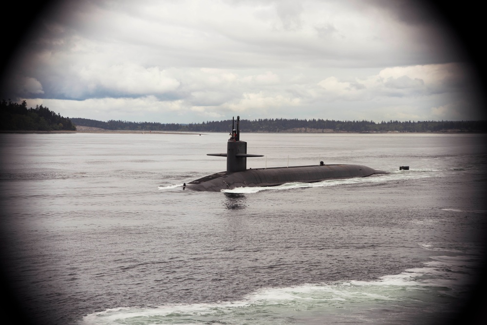 USS Kentucky Returns to Naval Base Kitsap-Bangor