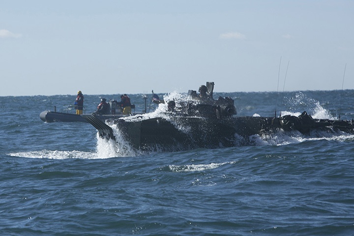 BLT 1/6 Marines Board the USS Whidbey Island