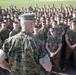 2nd Marine Division Commanding General visits BSRF Marines