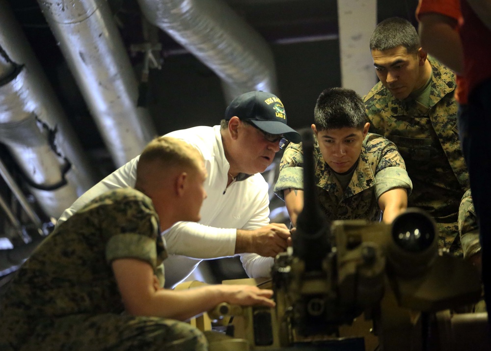 U.S. Navy League tours USS Bataan