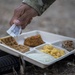 Army breakfast in the field