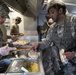 Army breakfast in the field